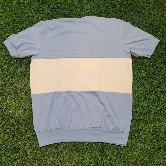 Vintage 80s Nutmeg Mills UNC Short Sleeve Blouson Shirt Womens L USA - Picture 4 of 7